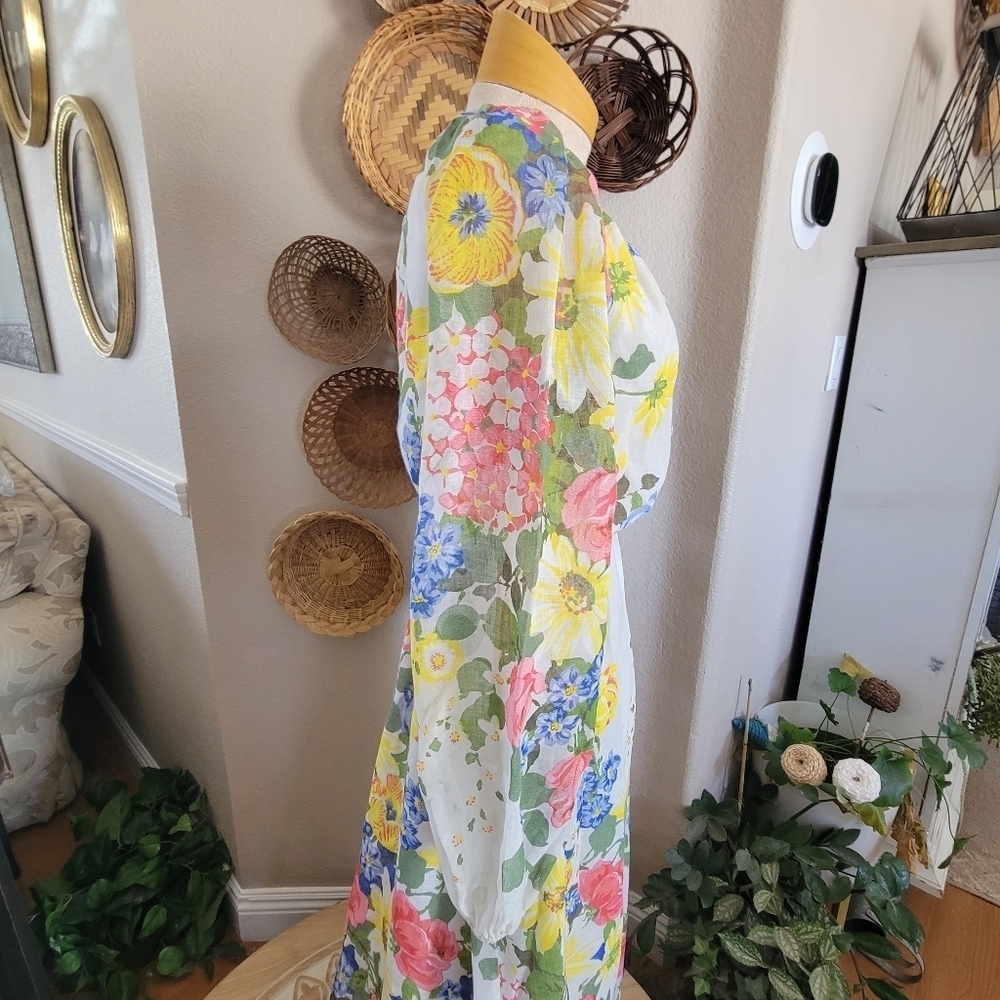 Avalon Classic Vintage Floral Long Sleeve Maxi Dress - Picture 5 of 16